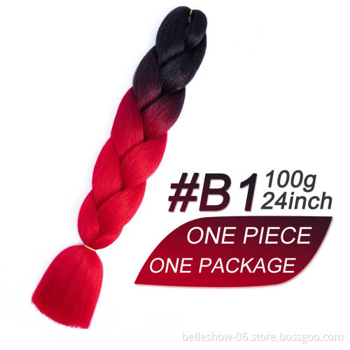 Hot sell jumbo-hair-braid sup x hair jumbo braiding pack